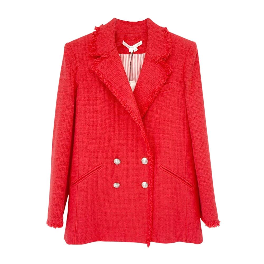 VERONICA BEARD Nayeli Dickey Jacket in Watermelon 8|M